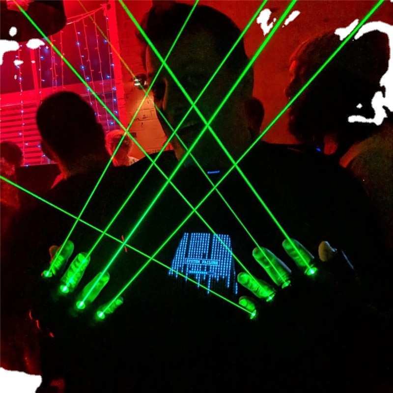 Guantes laser con LED  Ķ Ŭ, nocturnoCD